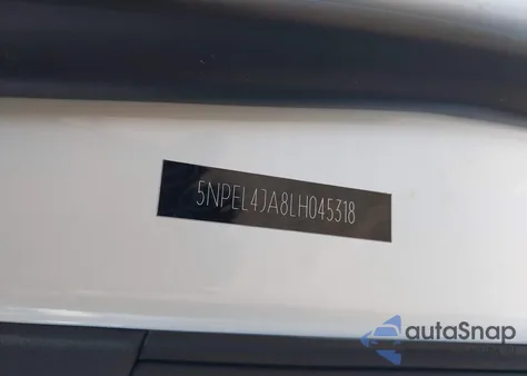 2020 Hyundai Sonata Sel из США, поврежденный, VIN 5NPEL4JA8LH045318